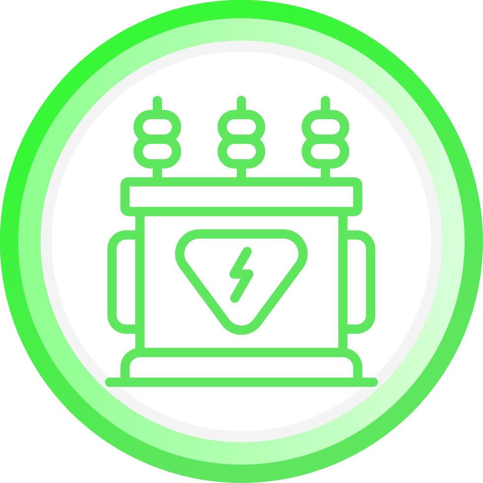 conception d'icône créative de transformateur de puissance vecteur