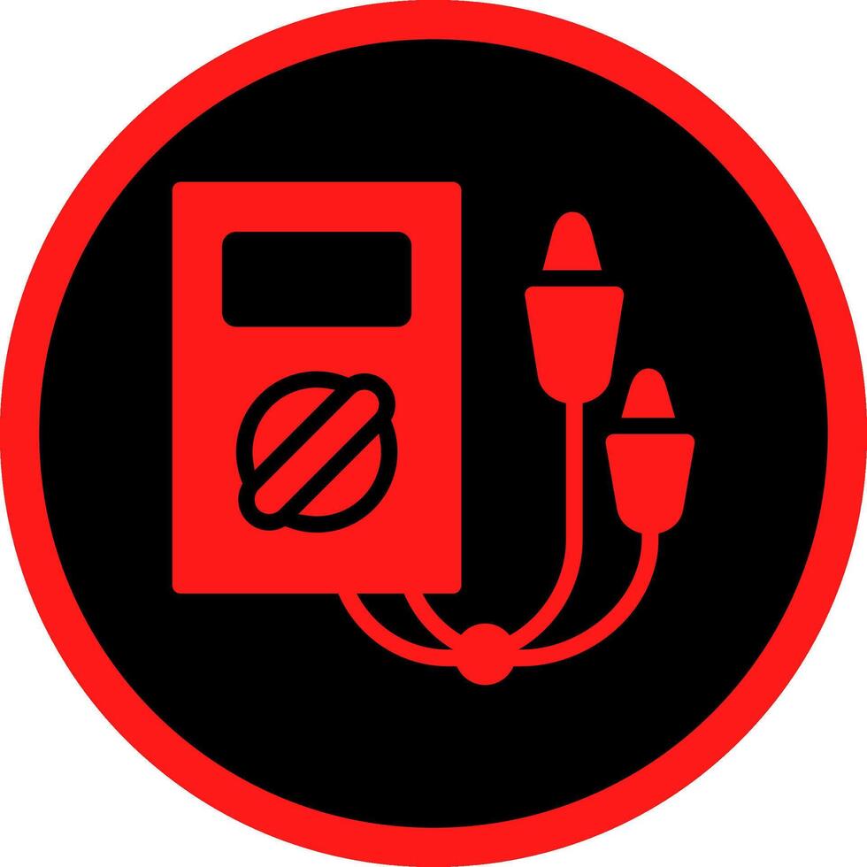 conception d'icône créative testeur électrique vecteur