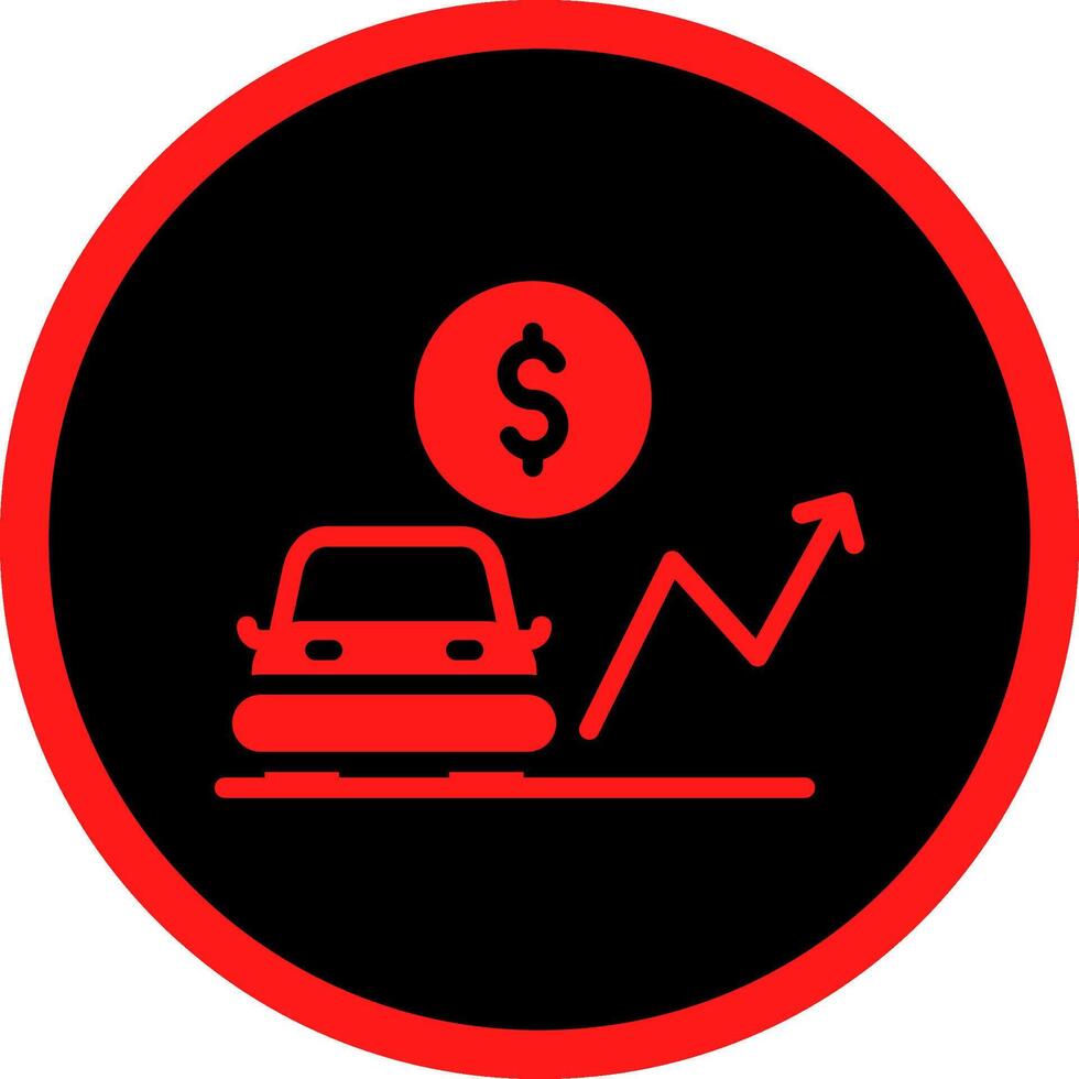 voiture prêt les taux Créatif icône conception vecteur