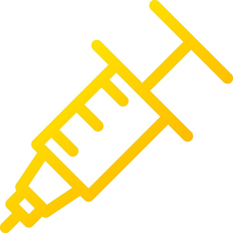 conception d'icône créative de seringue vecteur