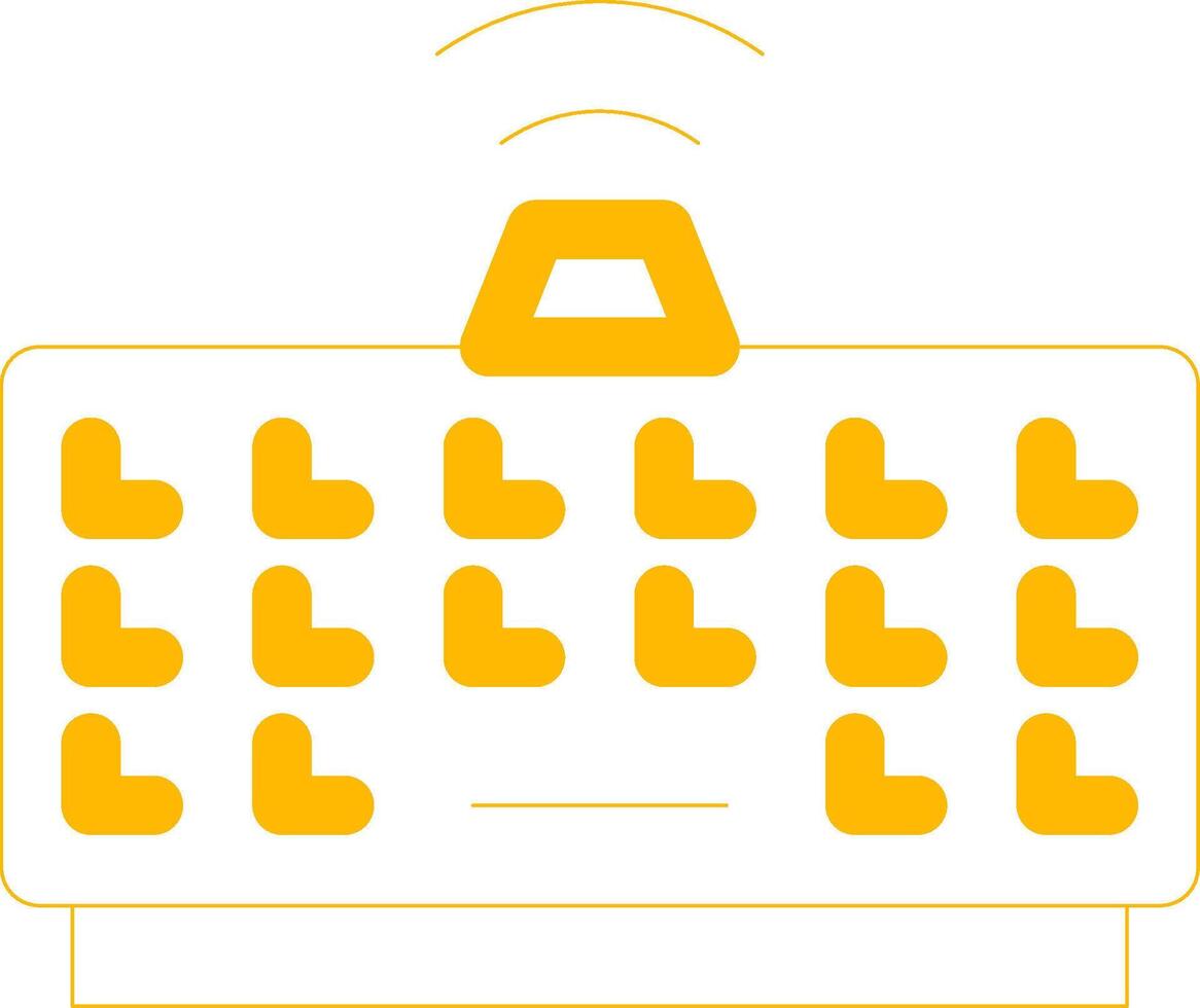 conception d'icône créative clavier vecteur