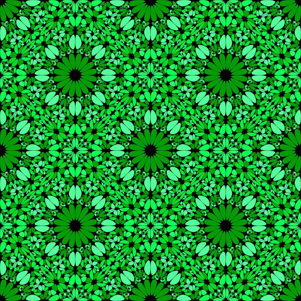 vert bohémien gravier mosaïque pétale modèle Contexte - abstrait vecteur conception