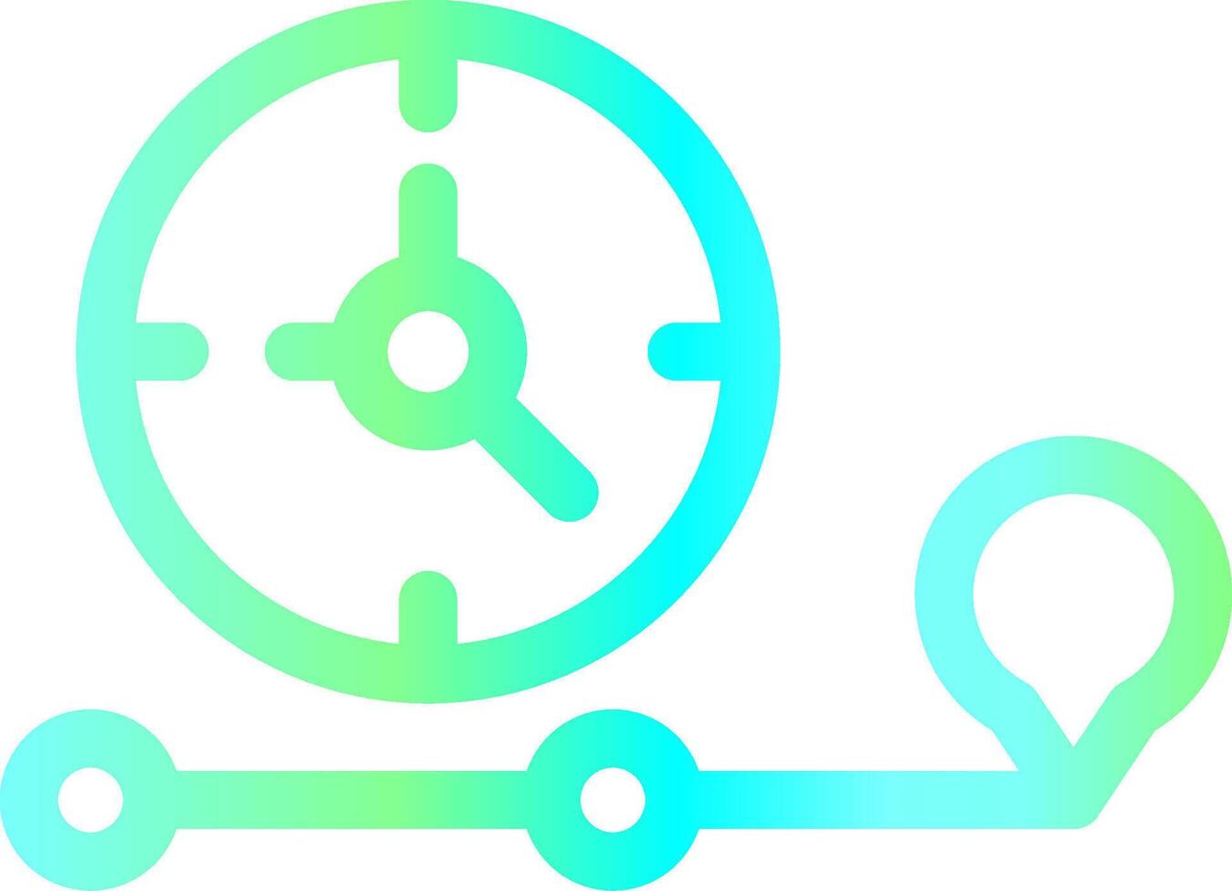 conception d'icône créative de ligne de temps vecteur