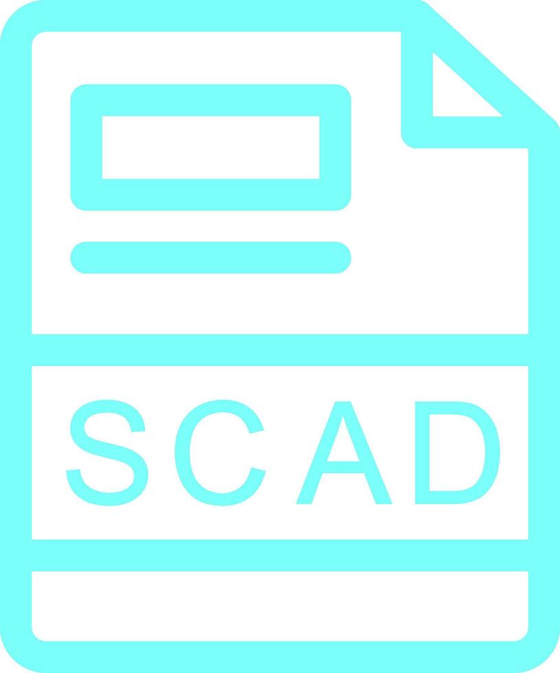 scad Créatif icône conception vecteur