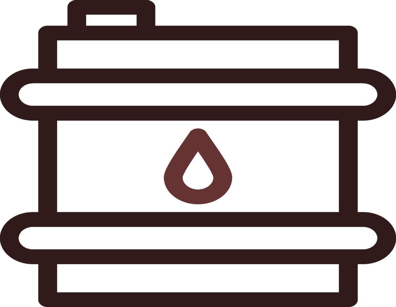 conception d'icône créative de baril de pétrole vecteur