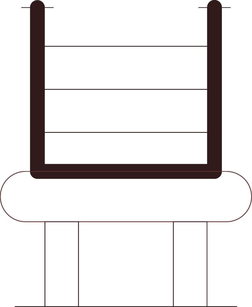 conception d'icône créative de chaise vecteur