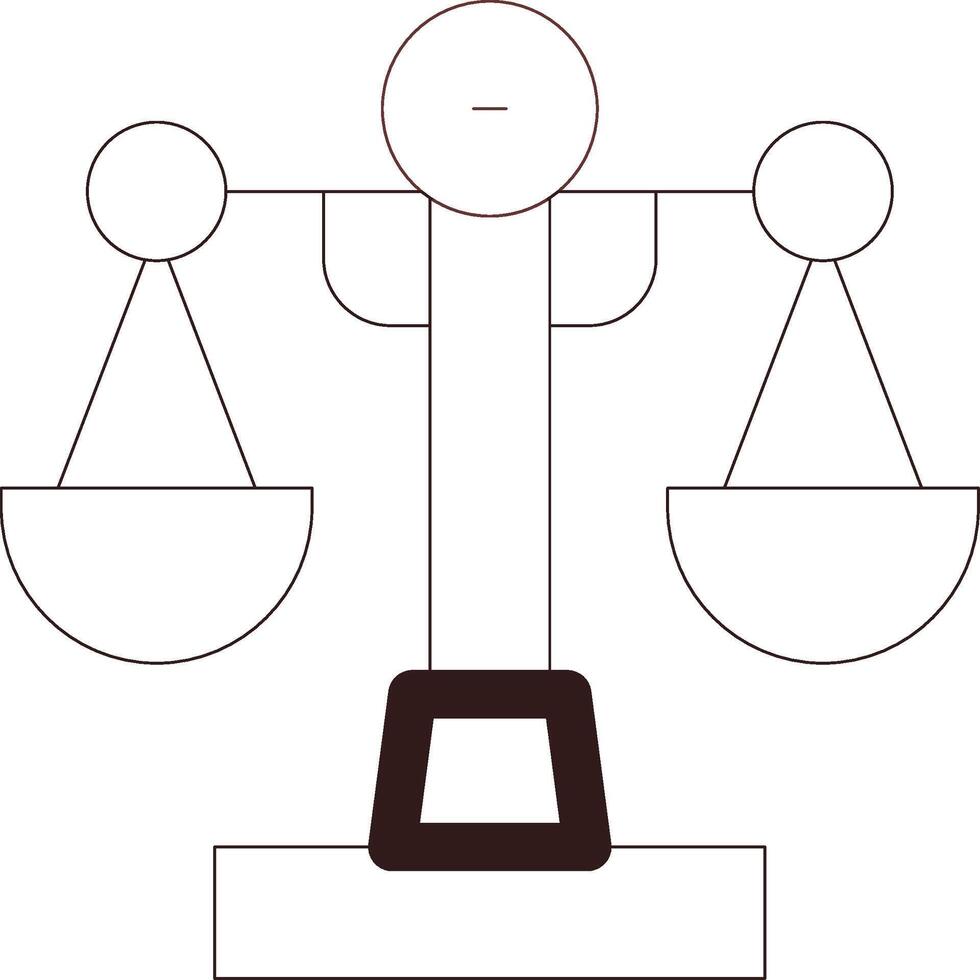 conception d'icône créative de loi vecteur