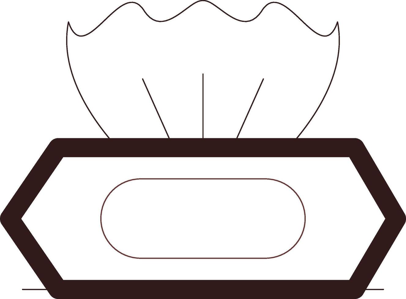 démaquillant lingettes conception d'icônes créatives vecteur