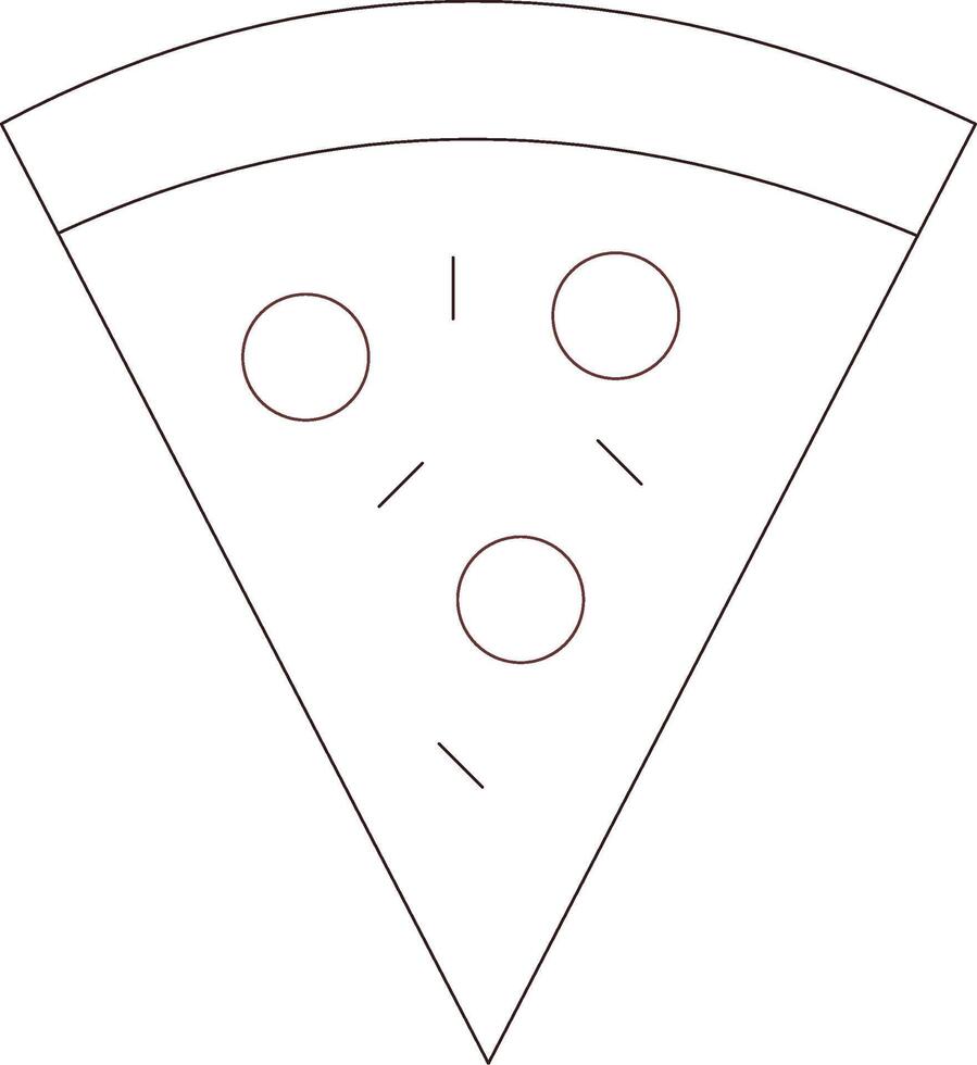 conception d'icône créative pizza vecteur