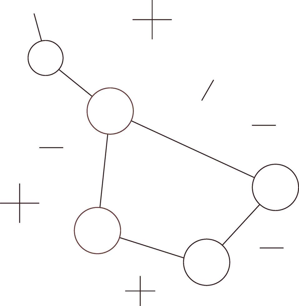 conception d'icône créative constellation vecteur