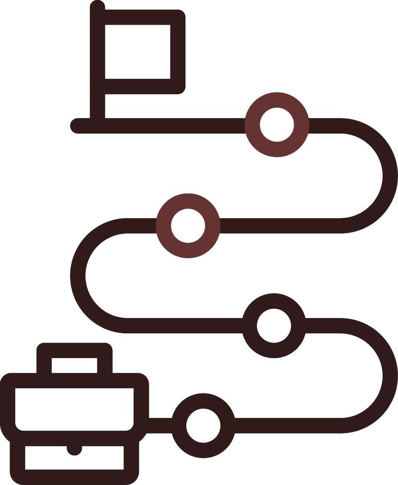 conception d'icône créative de carrière vecteur