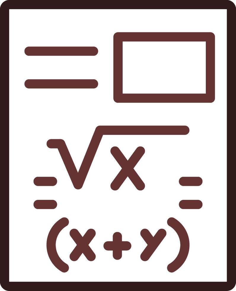 conception d'icônes créatives mathématiques vecteur