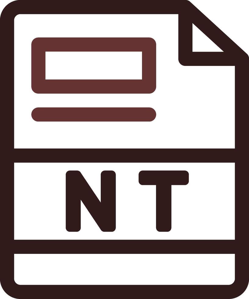 NT Créatif icône conception vecteur