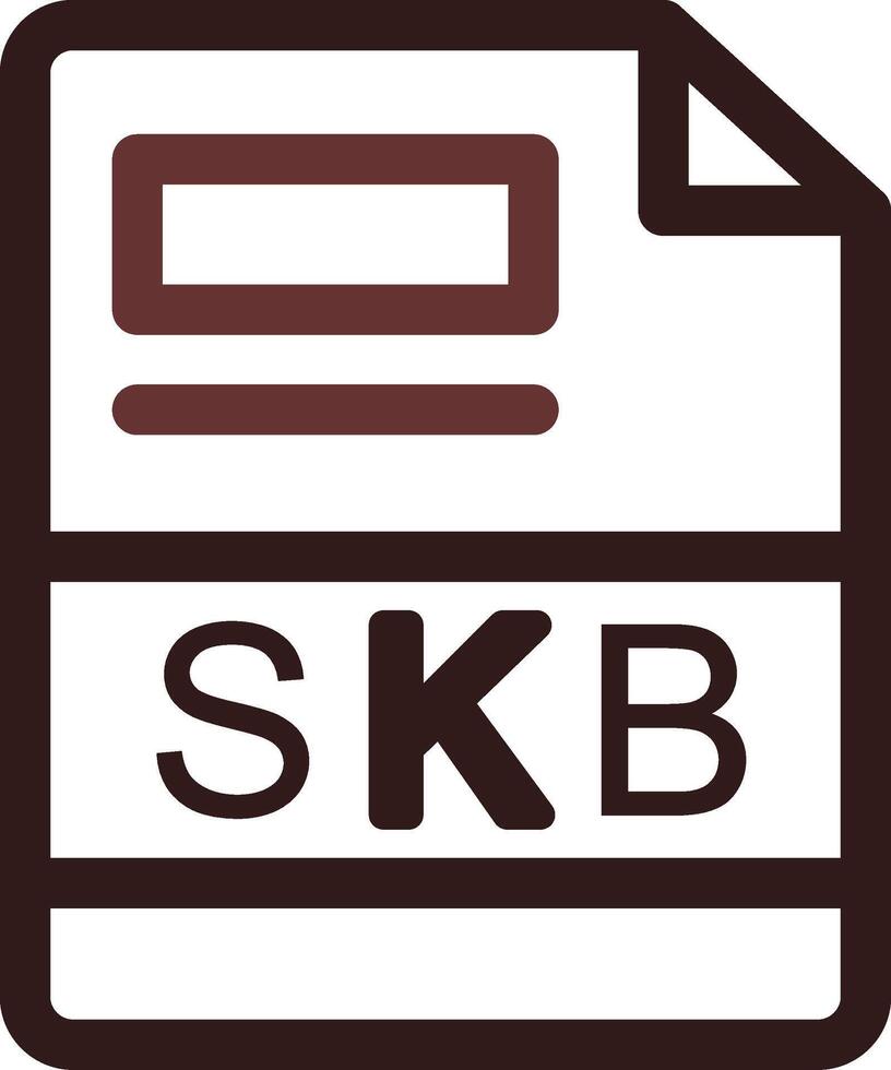 skb Créatif icône conception vecteur