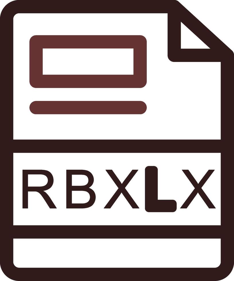 rbxlx Créatif icône conception vecteur