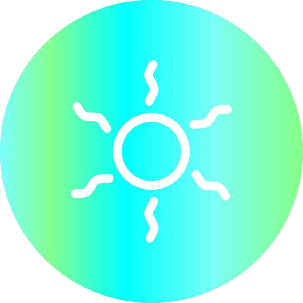 conception d'icône créative soleil vecteur