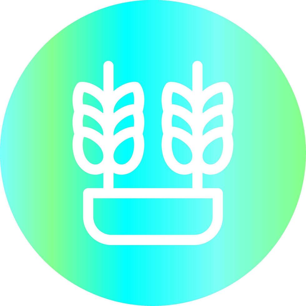 conception d'icônes créatives de céréales vecteur
