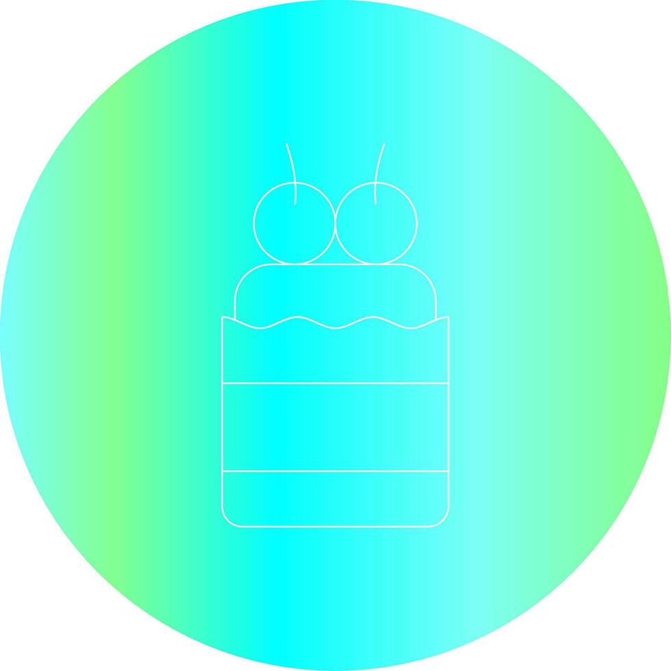 conception d'icône créative cupcake vecteur
