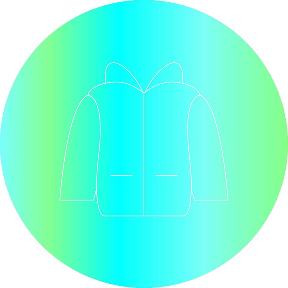 conception d'icône créative veste vecteur