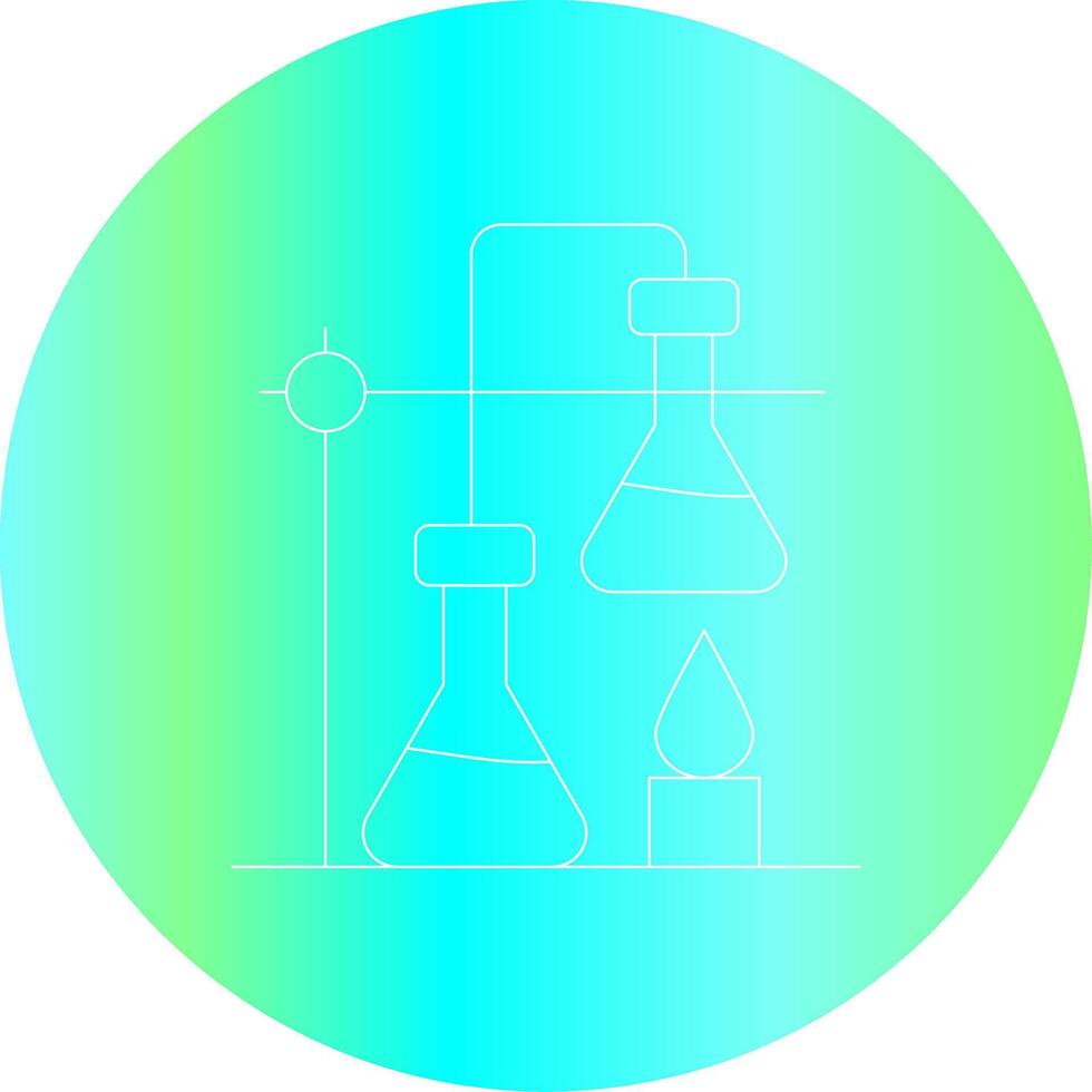 conception d'icônes créatives de tubes à essai vecteur