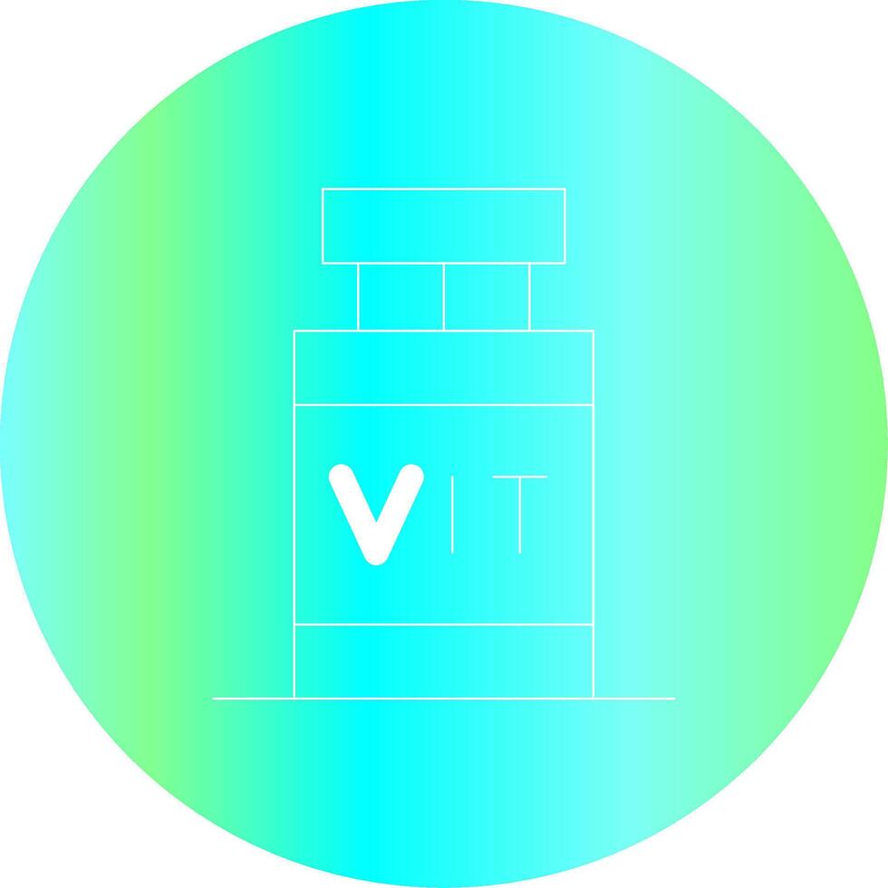 conception d'icônes créatives de vitamines vecteur