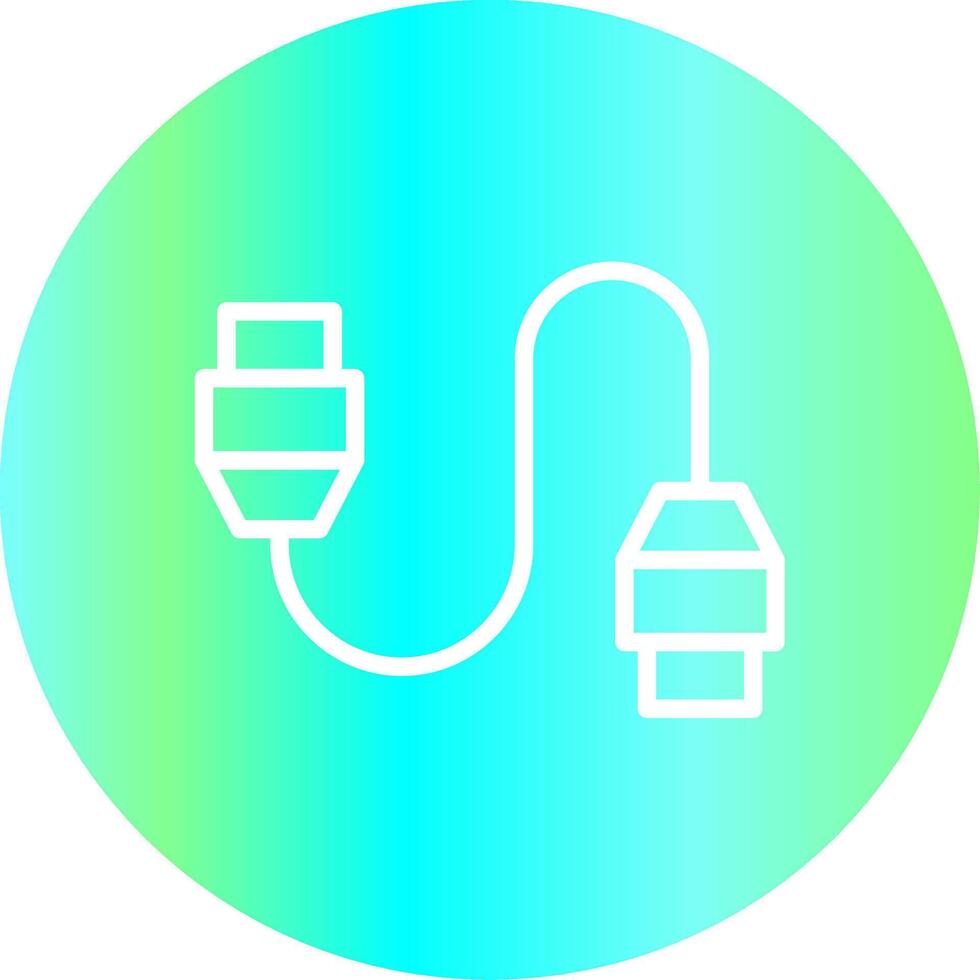 conception d'icône créative de câble vecteur