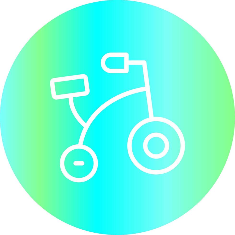 bicyclette jouet Créatif icône conception vecteur