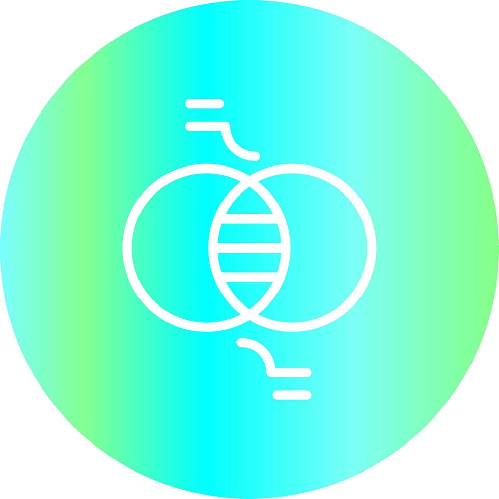 linéaire Venn Créatif icône conception vecteur