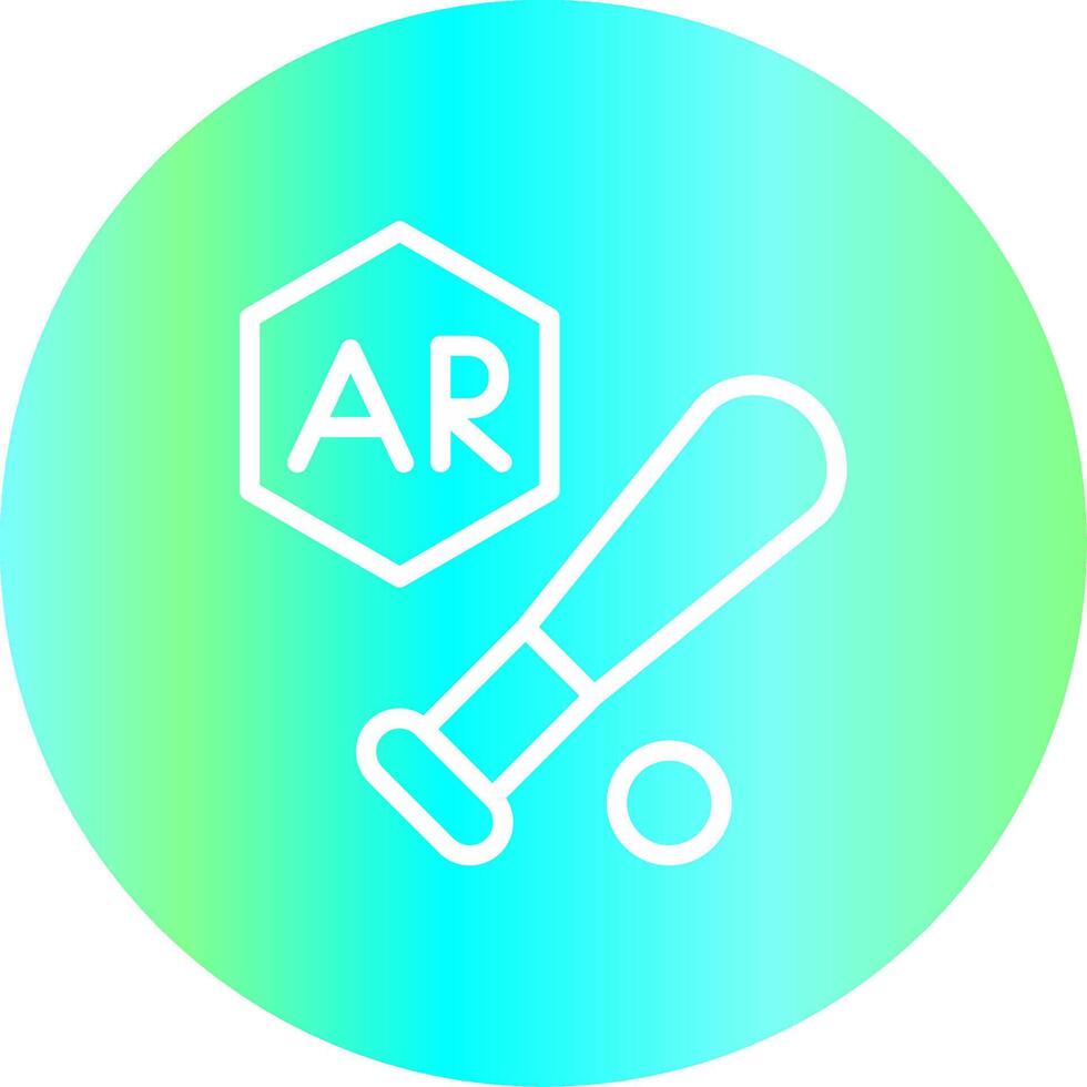 ar base-ball Créatif icône conception vecteur