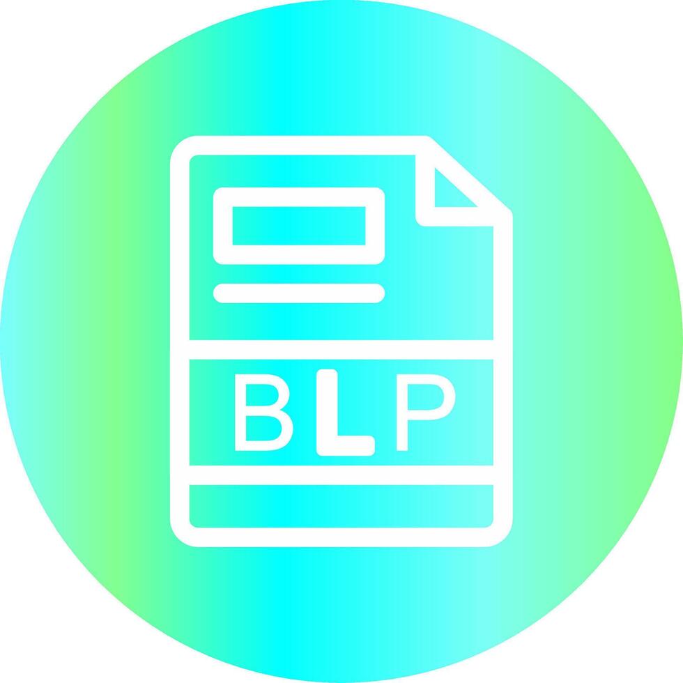 blp Créatif icône conception vecteur