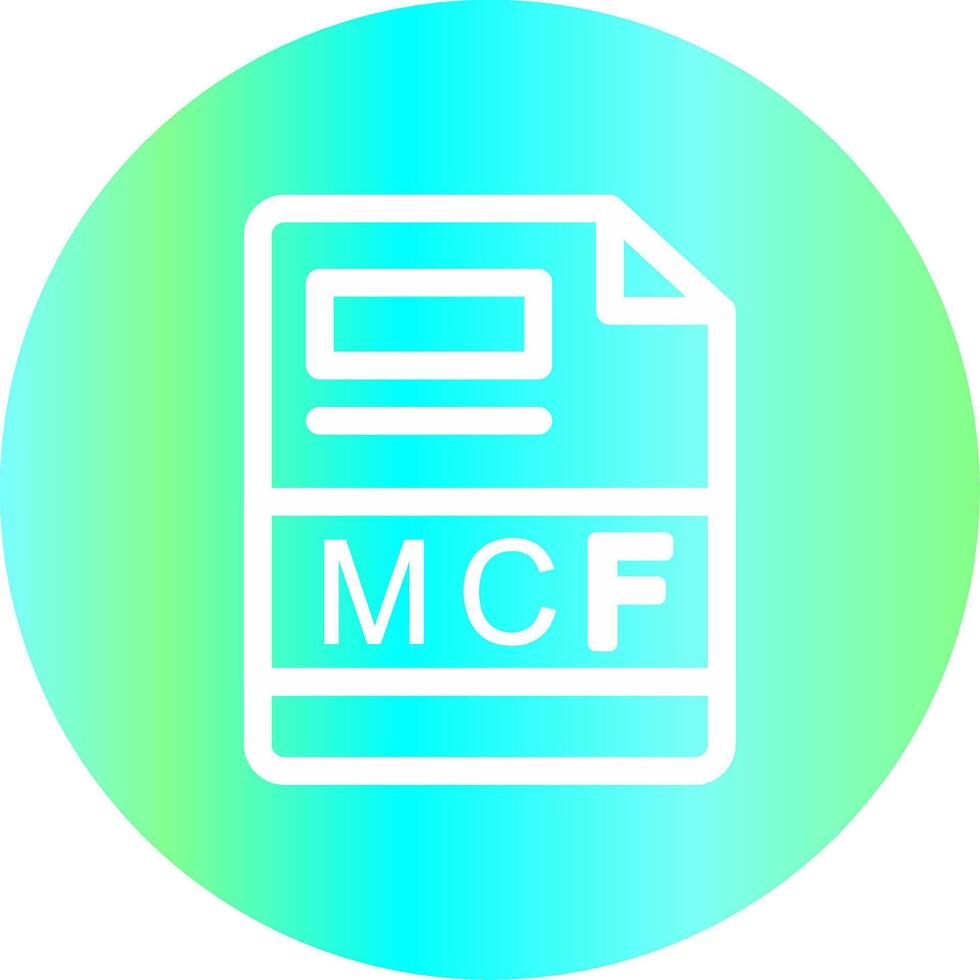 mcf Créatif icône conception vecteur