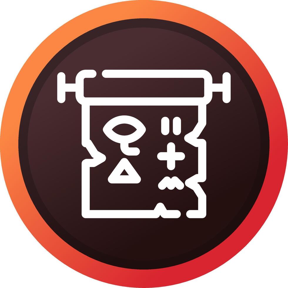 conception d'icône créative hiéroglyphe vecteur