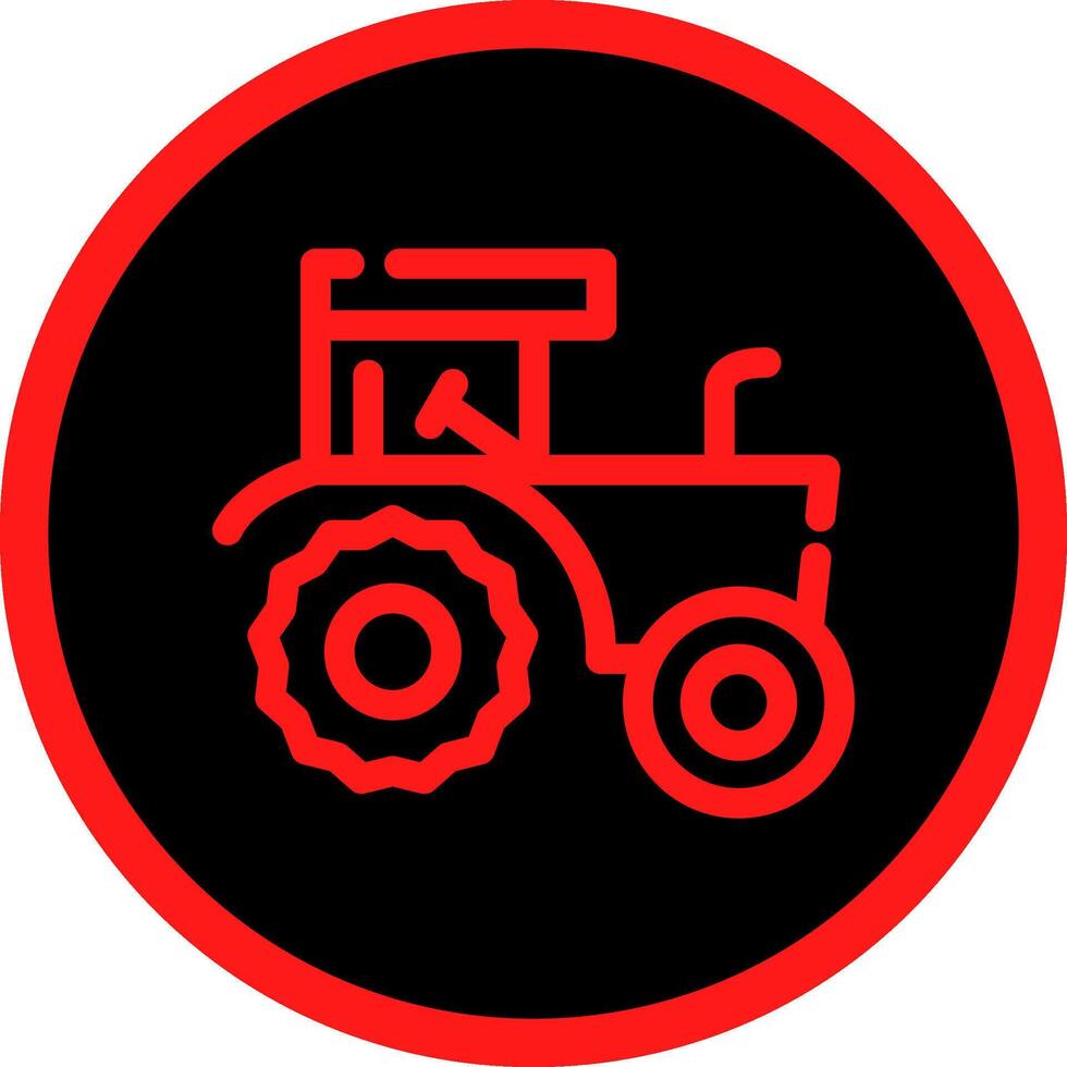 conception d'icône créative de tracteur vecteur