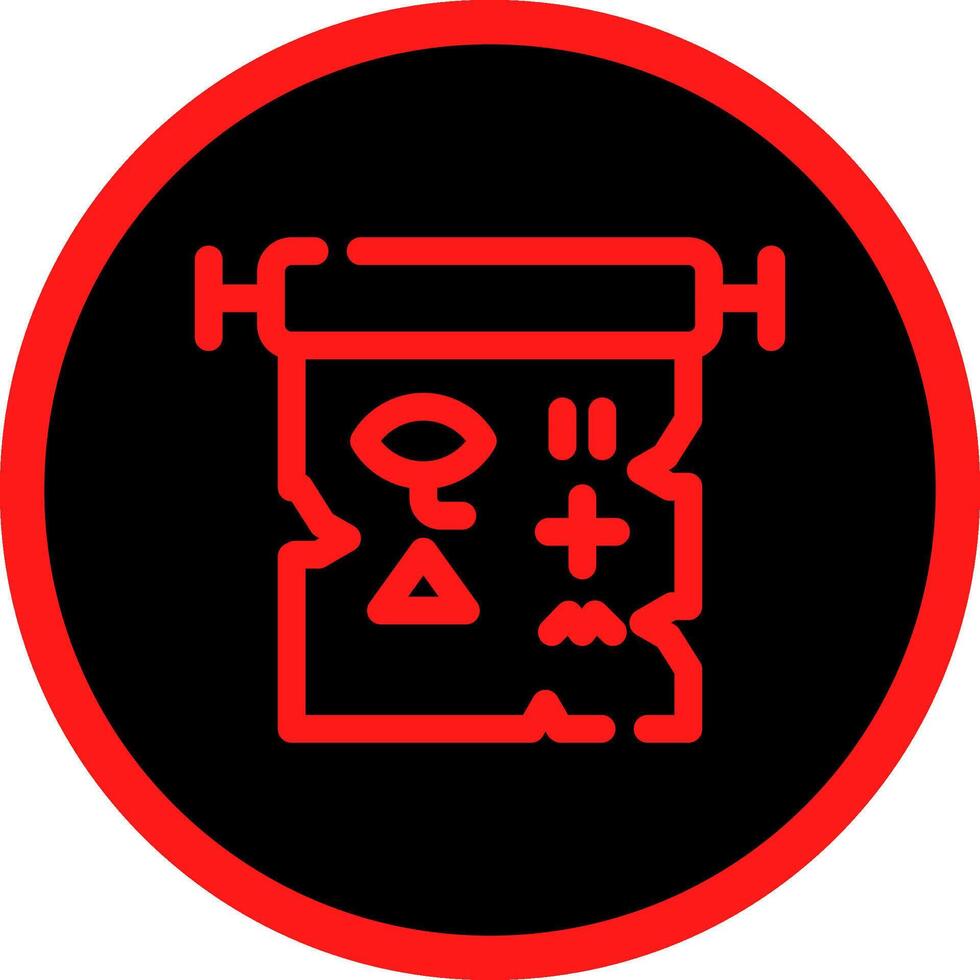 conception d'icône créative hiéroglyphe vecteur