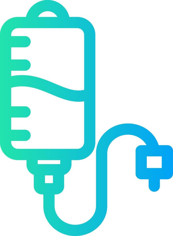 conception d'icône créative de transfusion vecteur