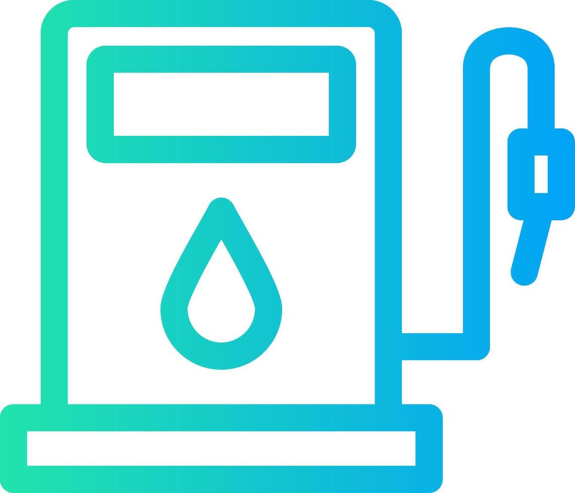 conception d'icône créative de carburant vecteur