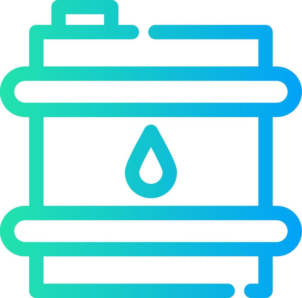 conception d'icône créative de baril de pétrole vecteur