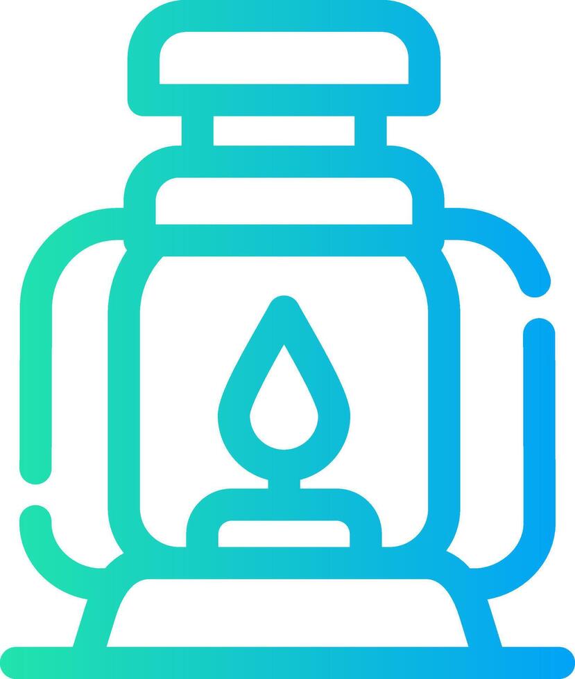 conception d'icône créative lanterne vecteur