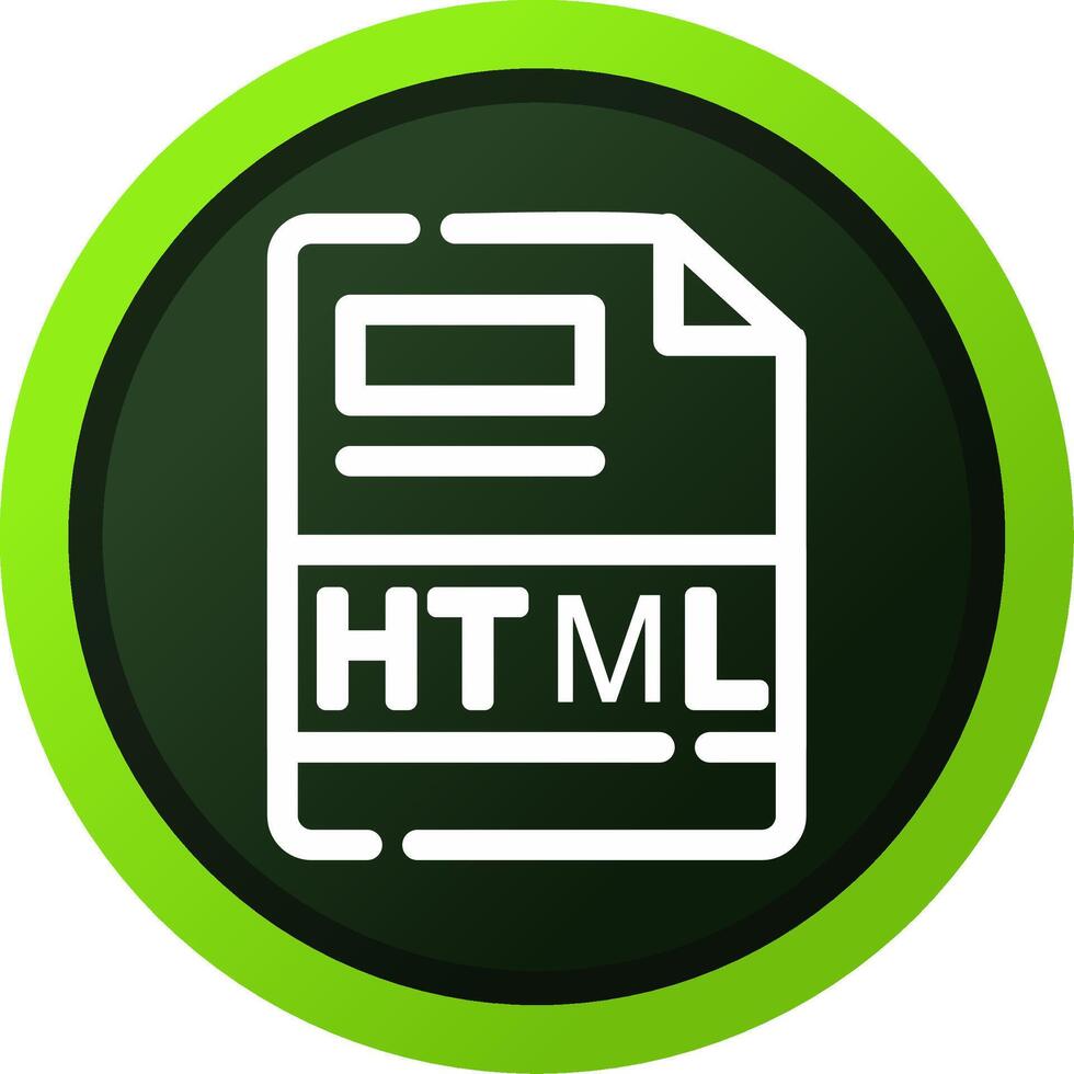 html Créatif icône conception vecteur