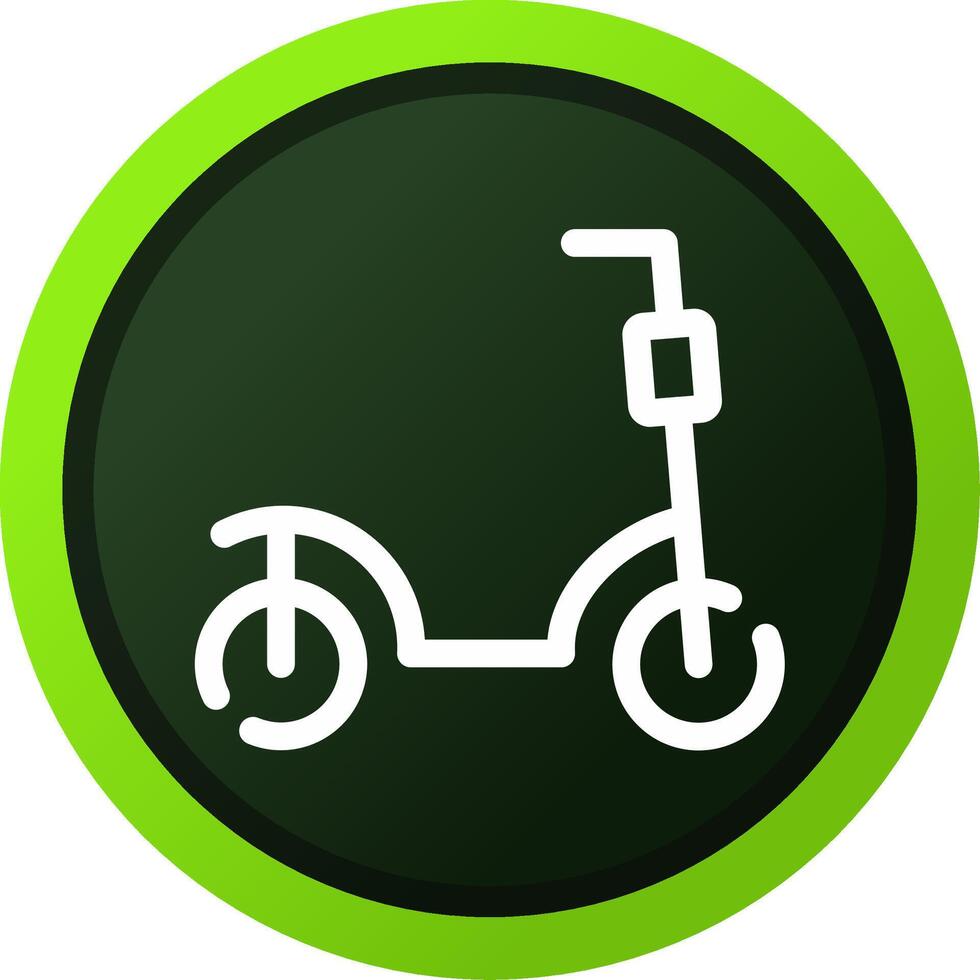 conception d'icône créative scooter vecteur