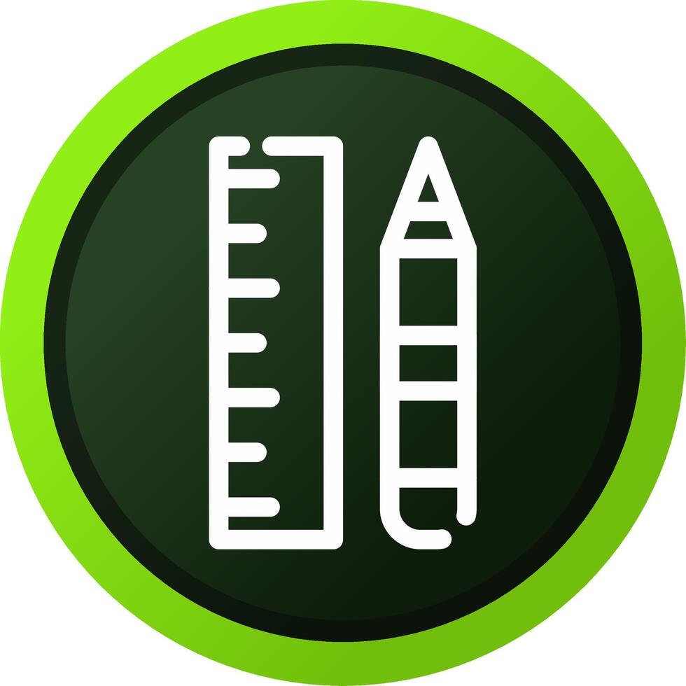 conception d'icône créative règle vecteur