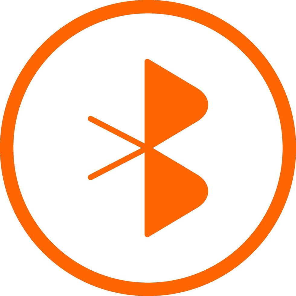 conception d'icône créative bluetooth vecteur