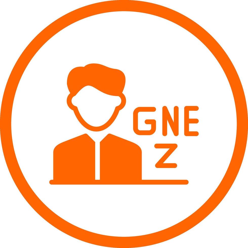 gen z Masculin Créatif icône conception vecteur