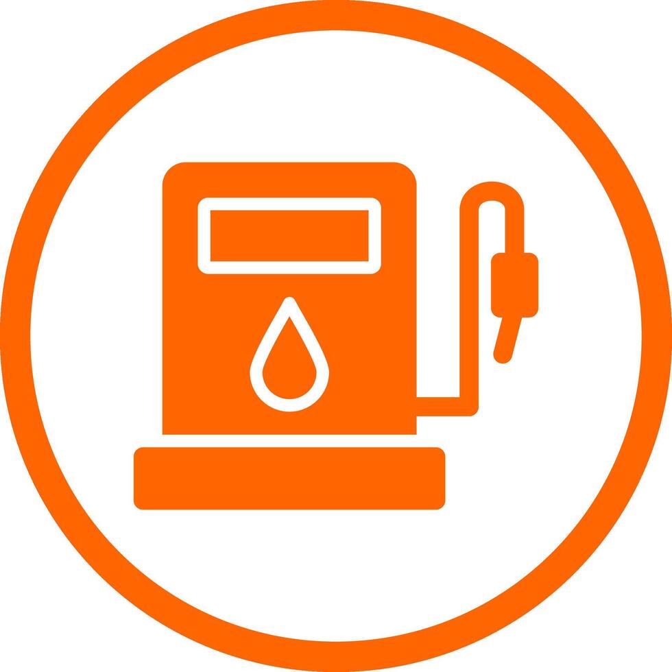 conception d'icône créative de carburant vecteur