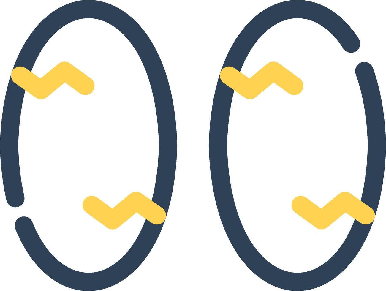 conception d'icône créative d'oeufs vecteur