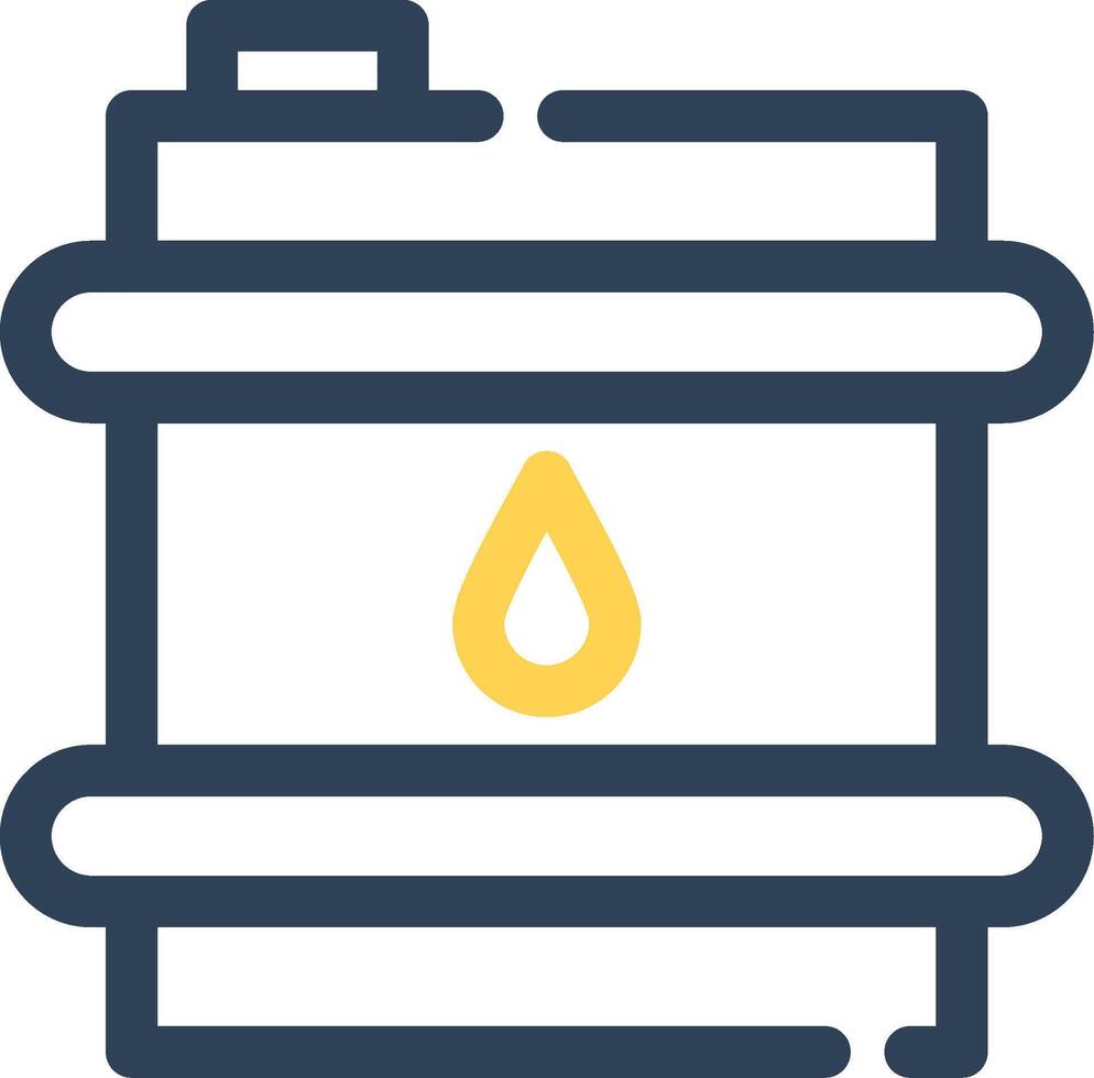 conception d'icône créative de baril de pétrole vecteur