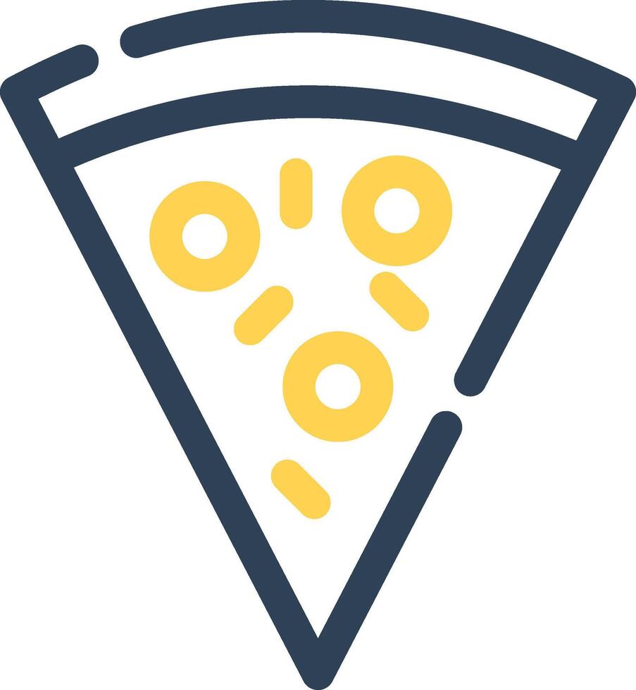 conception d'icône créative pizza vecteur