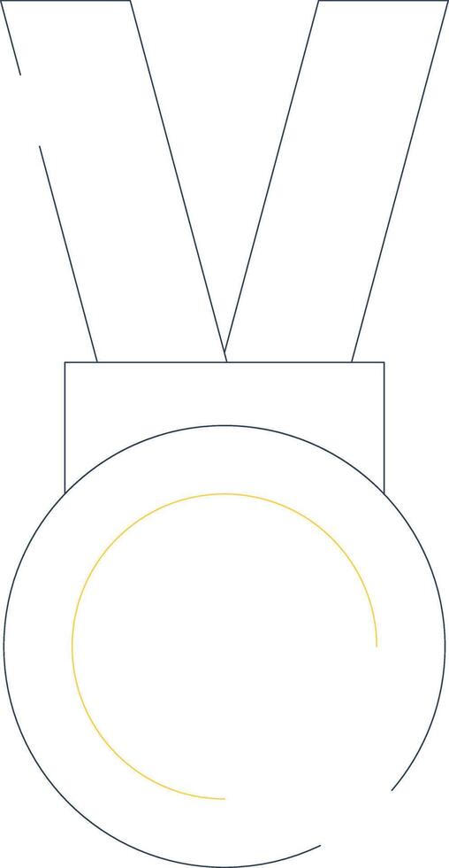 conception d'icône créative médaille vecteur