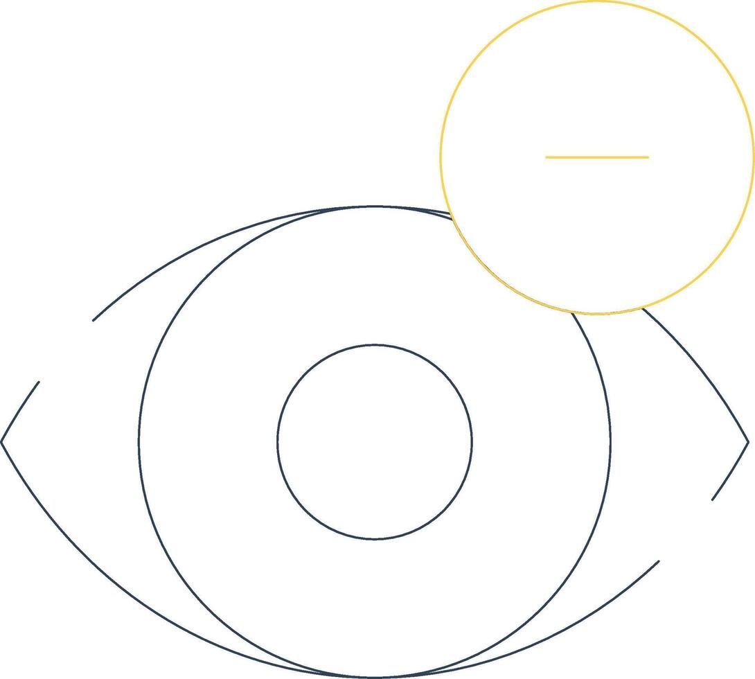 myope Créatif icône conception vecteur