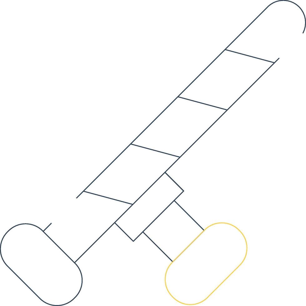 conception d'icône créative de bâton vecteur